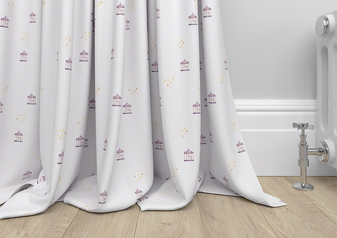 Merrily, Merry Small Violet - Made to Measure Curtains - Image 6